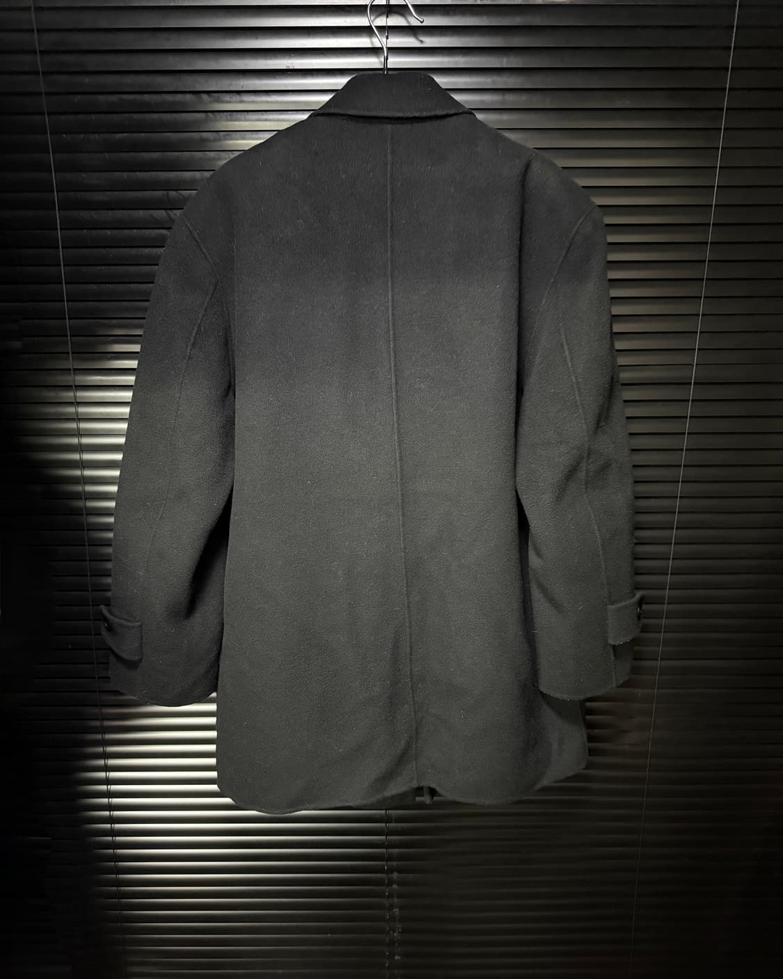 지아니 발렌티노 울 싱글 숏 코트 블랙 블랙 100 L 발마칸 오버핏 상품이미지4