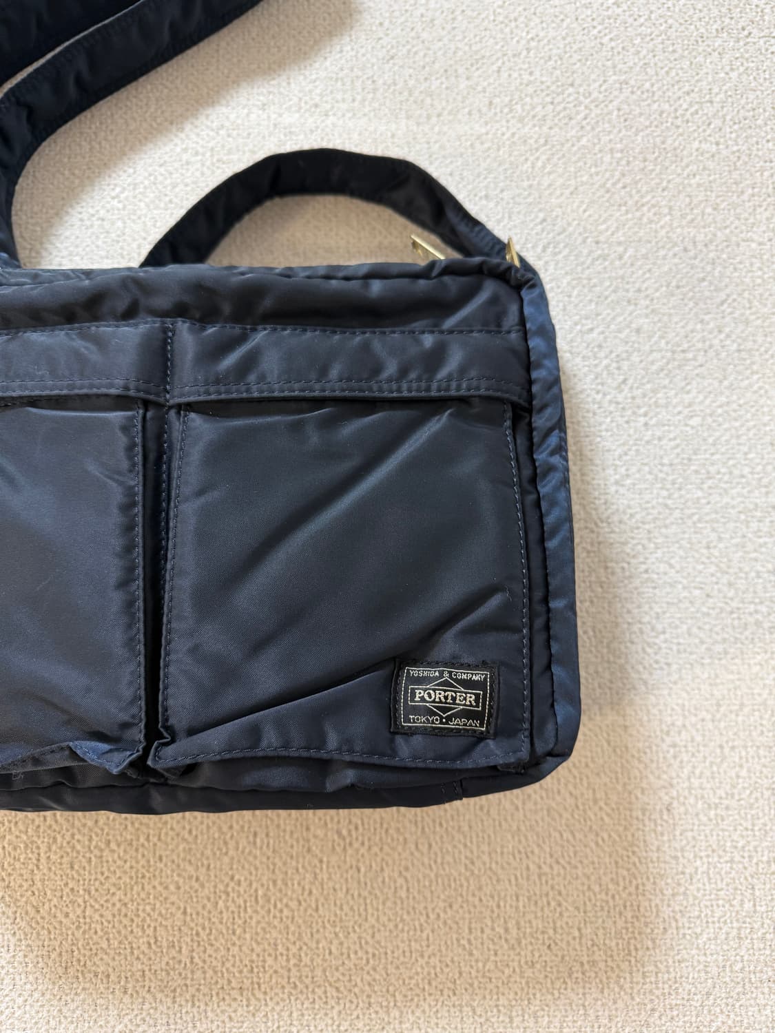 (신형) PORTER 포터 탱커 숄더백 L 네이비 상품이미지3