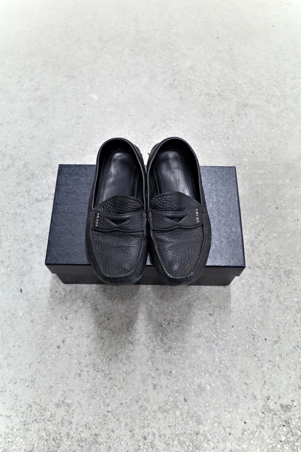 Prada Leather Driving Shoes 상품이미지1