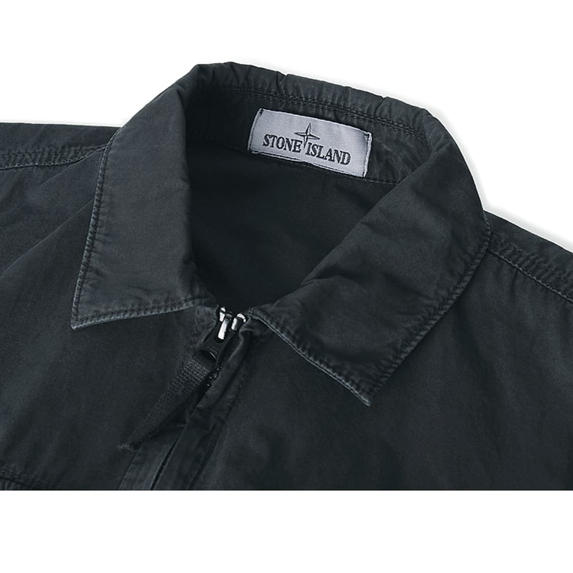 22ss 스톤 아일랜드 올드이펙트 오버셔츠 스틸 그레이 L 상품이미지2