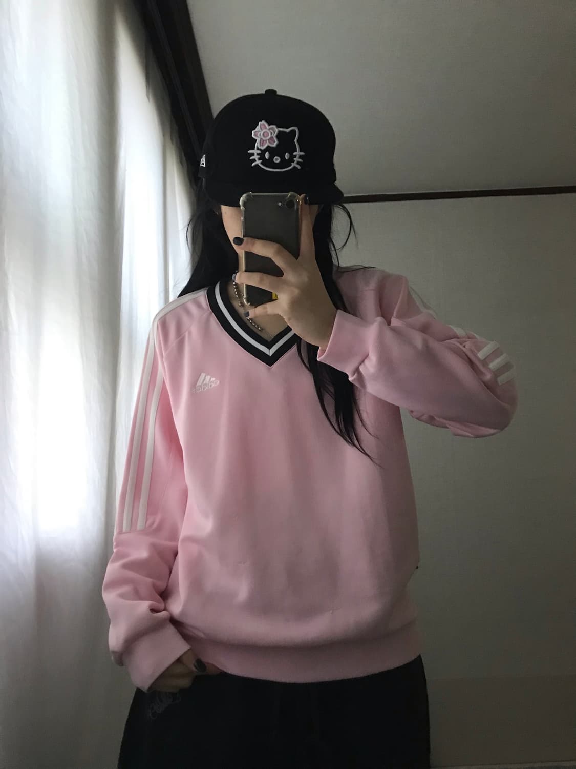 아디다스 연핑크 져지 롱슬리브 상품이미지4