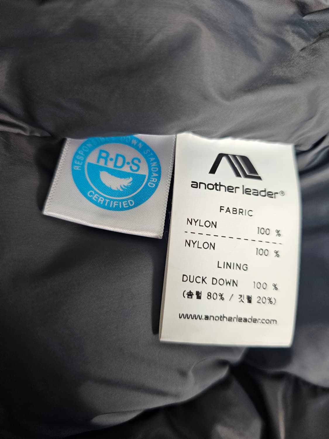 어나더리더 피싱 덕다운 패딩조끼 L 상품이미지5