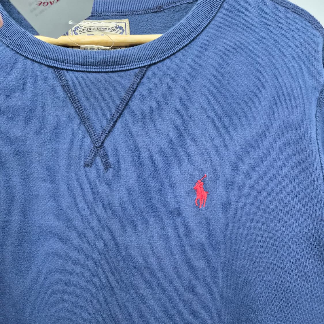 폴로 랄프로렌 네이비 맨투맨 남여공용 S 상품이미지3