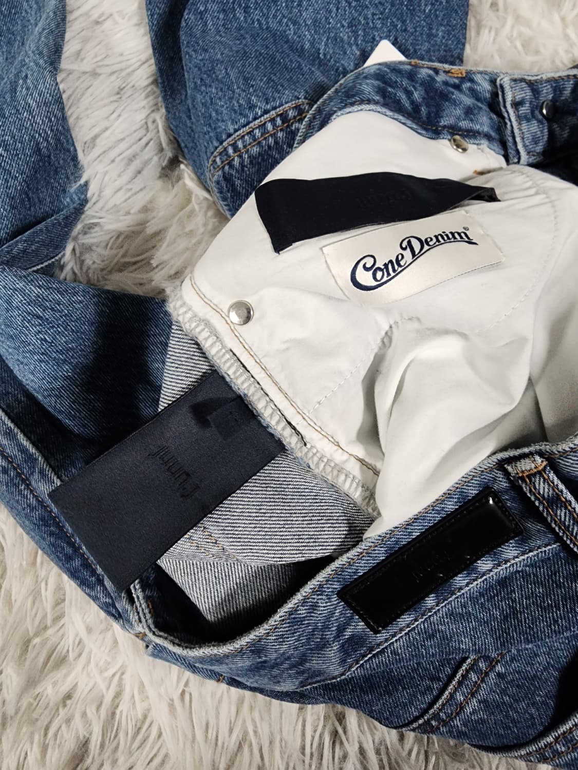 
준지 22fw 벨크로 데님 조거 팬츠  상품이미지4