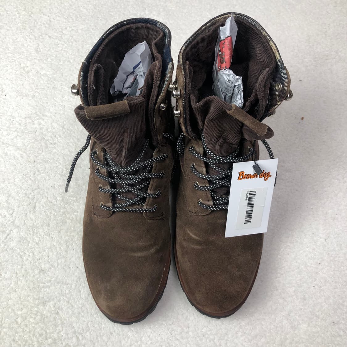 비브람솔 빈티지 브라운 워커 부츠 상품이미지5