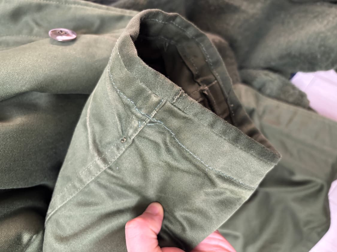 70s 스웨덴군 m-59 파카 (스웨덴피쉬테일)내피포함 상세 필독 상품이미지5