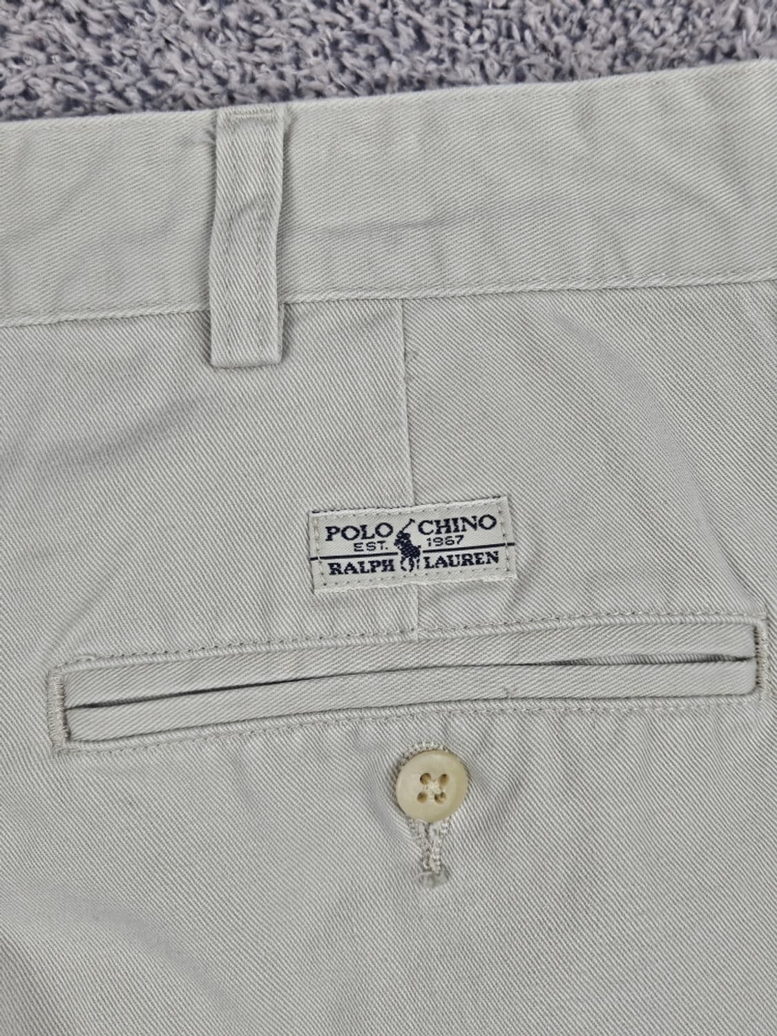 폴로랄프로렌 투턱 롤업 화이트 치노 팬츠 ( 36" ) / 10230 상품이미지8