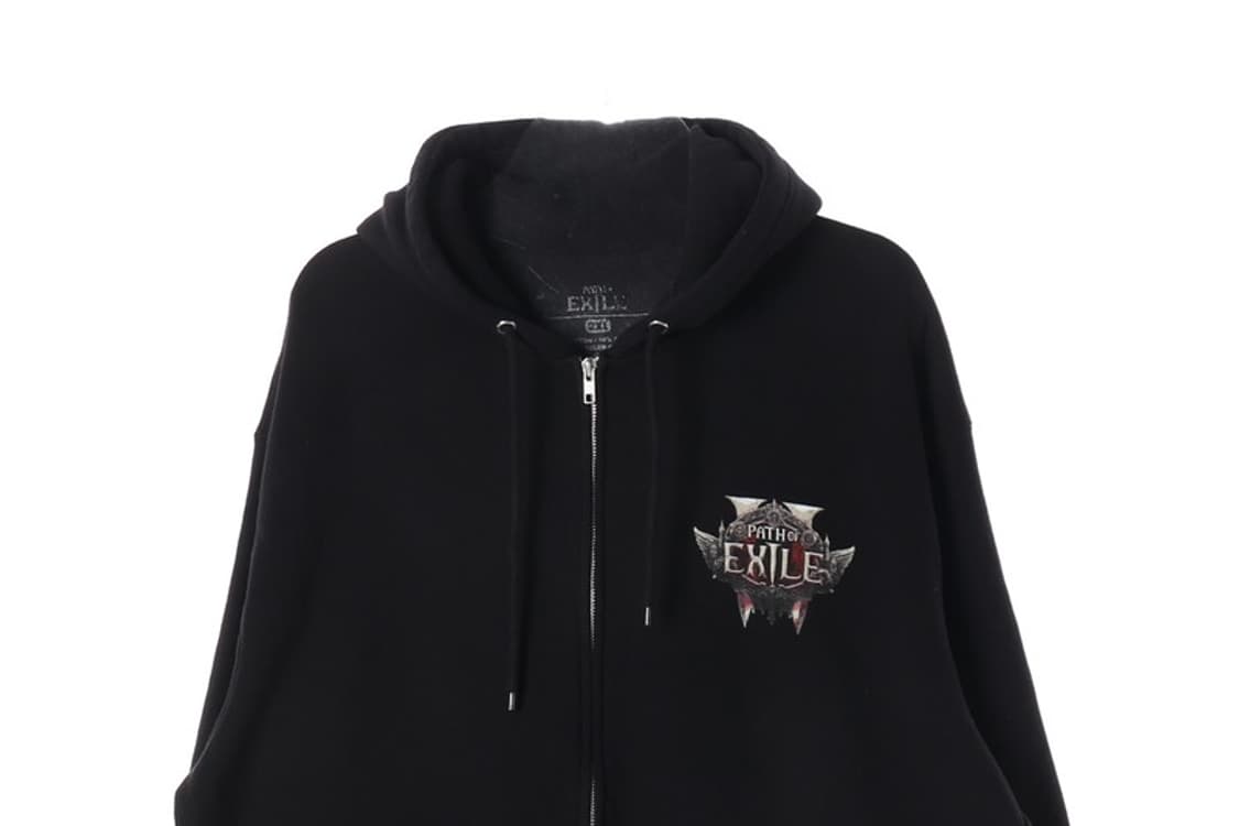 패스오브엑자일 오버핏 블랙 후드집업 2XL 상품이미지3