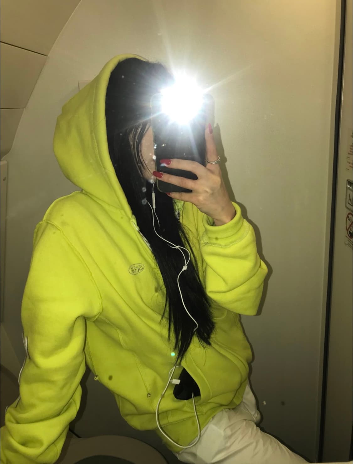 세이에 후디 네온그린 상품이미지2