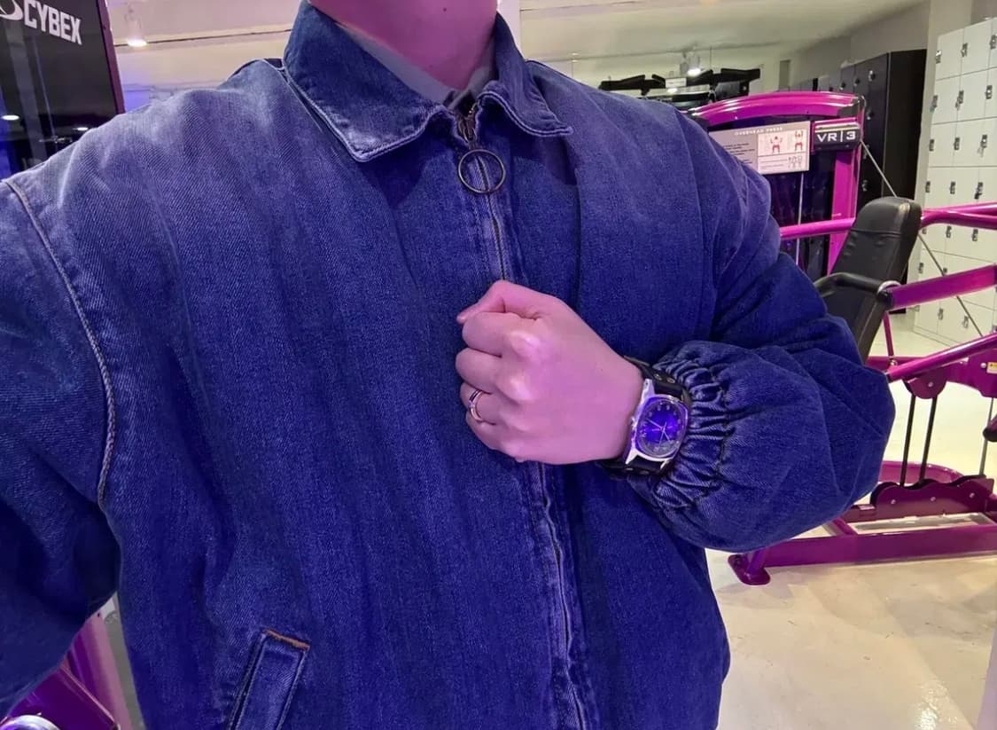 아크네스튜디오 패디드 데님 봄버 자켓 (50, 105) 상품이미지10