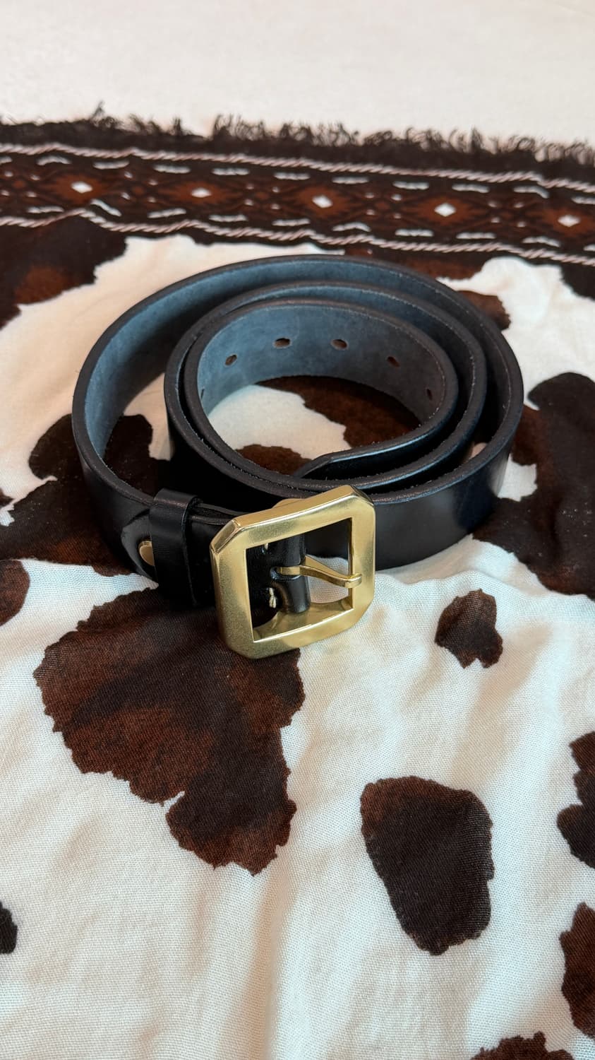 소가죽 황동 개리슨벨트 가리송 상품이미지1