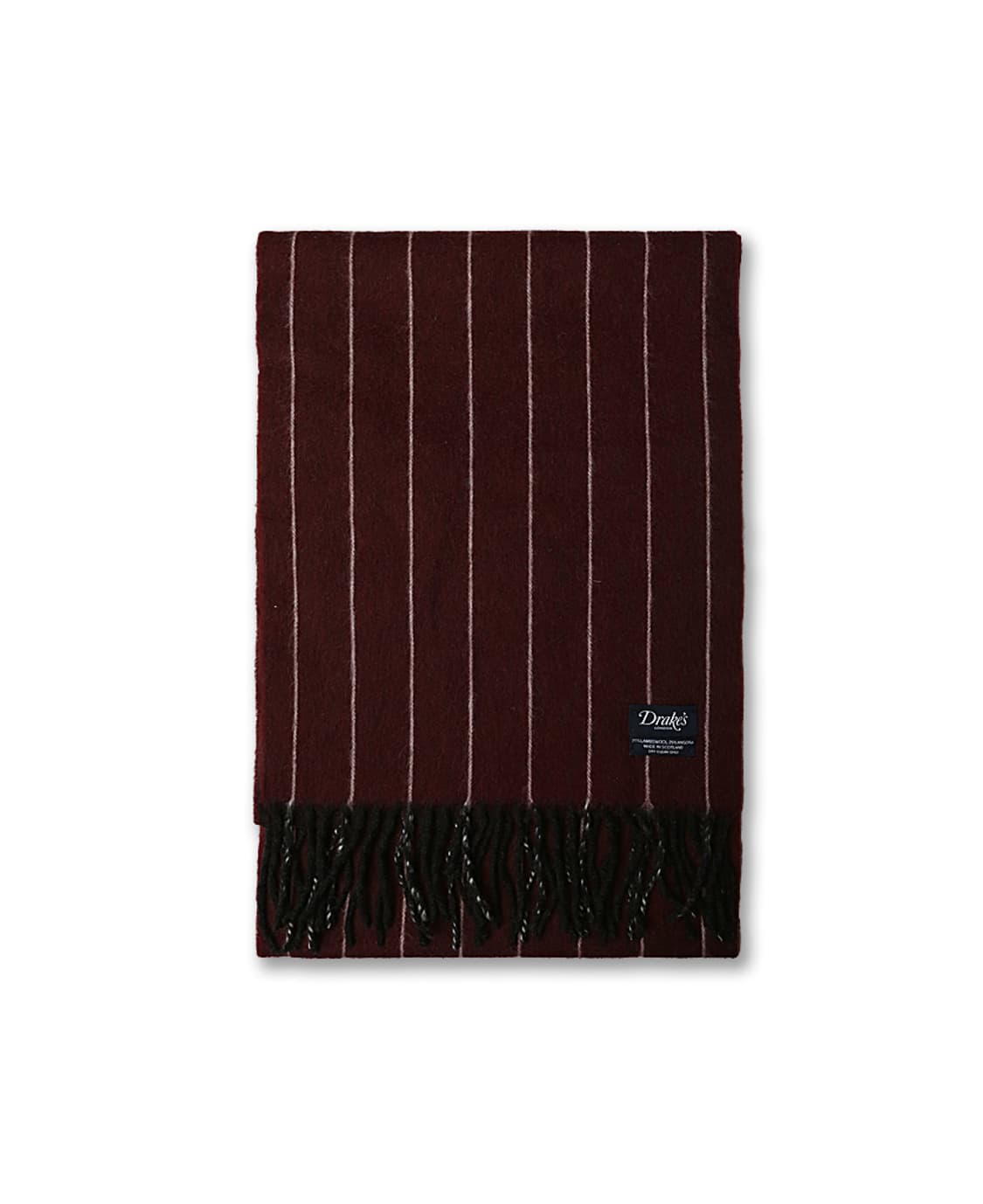 드레익스 [Drake's] 버건디 & 다크 버건디 리버시블 머플러 상품이미지2