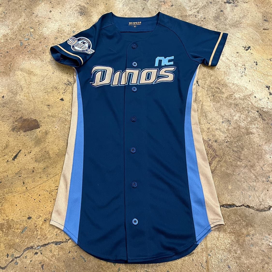 [정품/85] NC 다이노스 야구 유니폼 네이비 노마킹 b15 상품이미지2
