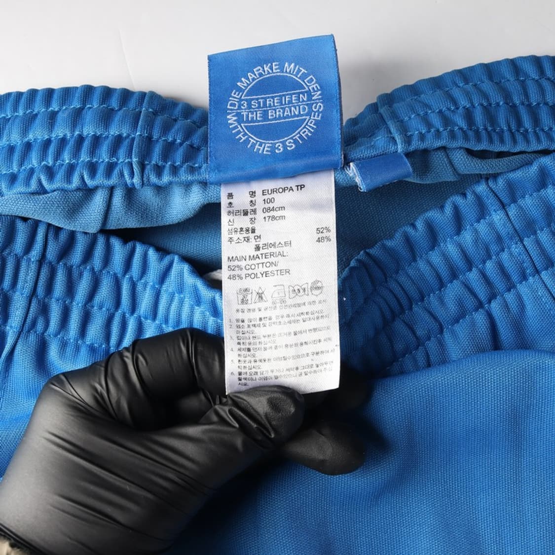 아디다스 오리지널스 유로파 TP 트랙 팬츠 블루 L 상품이미지8