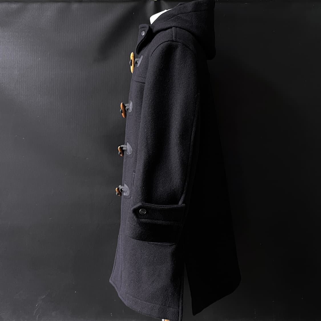 M) 80s VAN JAC 반 자켓 Made in Japan 울 더플코트 상품이미지9