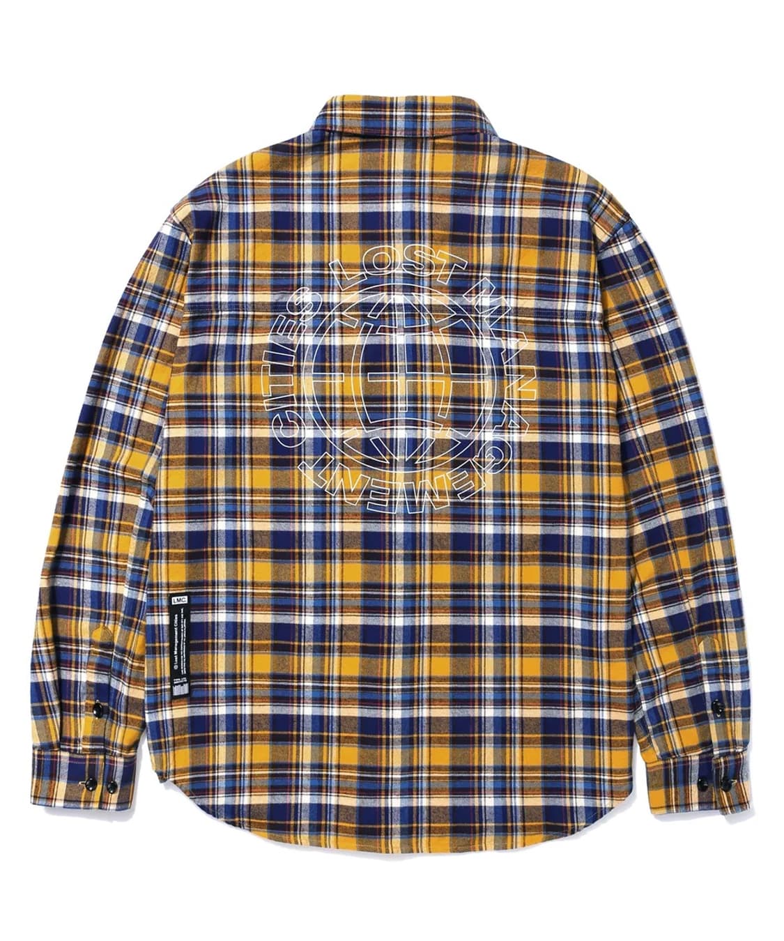 LMC 체크 셔츠 WL PLAID WORK SHIRT yellow 상품이미지2