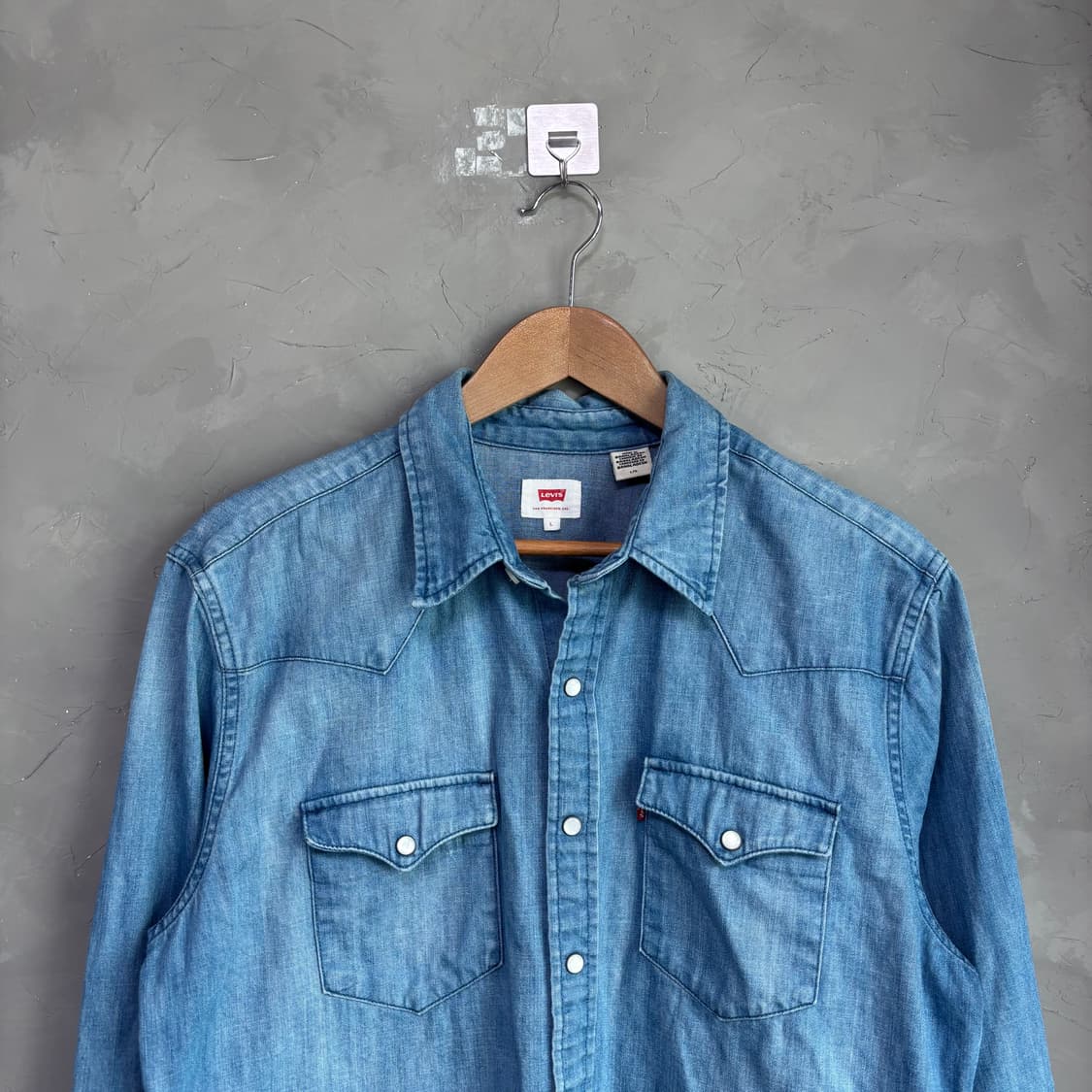 리바이스 웨스턴 데님 셔츠 상품이미지2