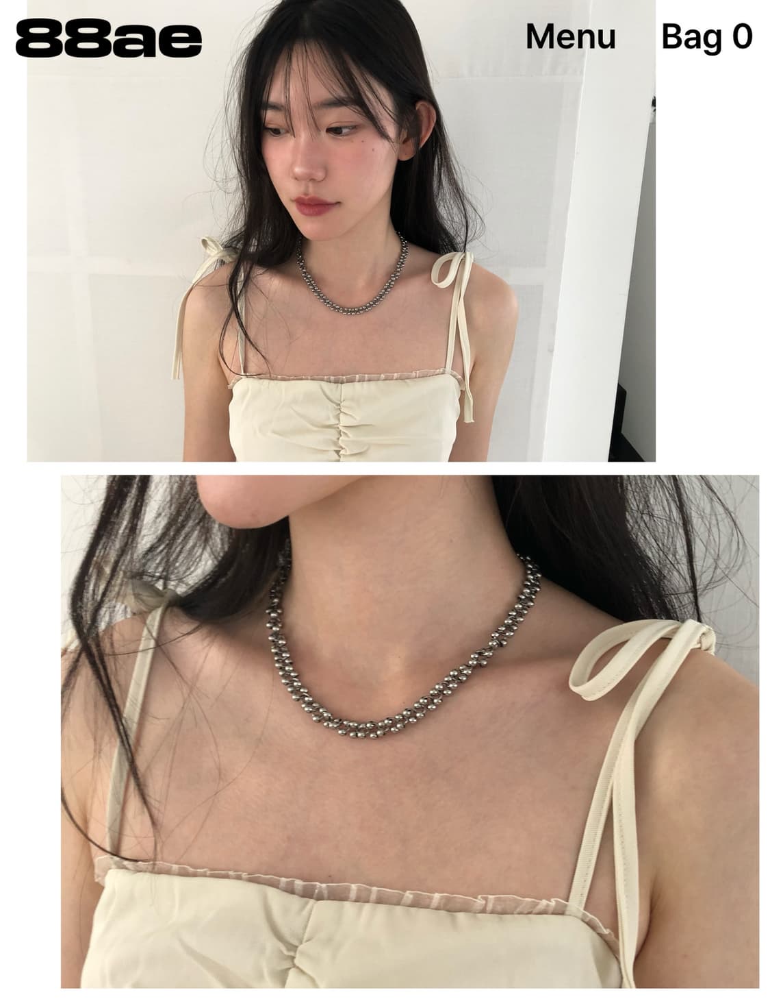 88ae CONTINUAL RING NECKLACE  상품이미지1