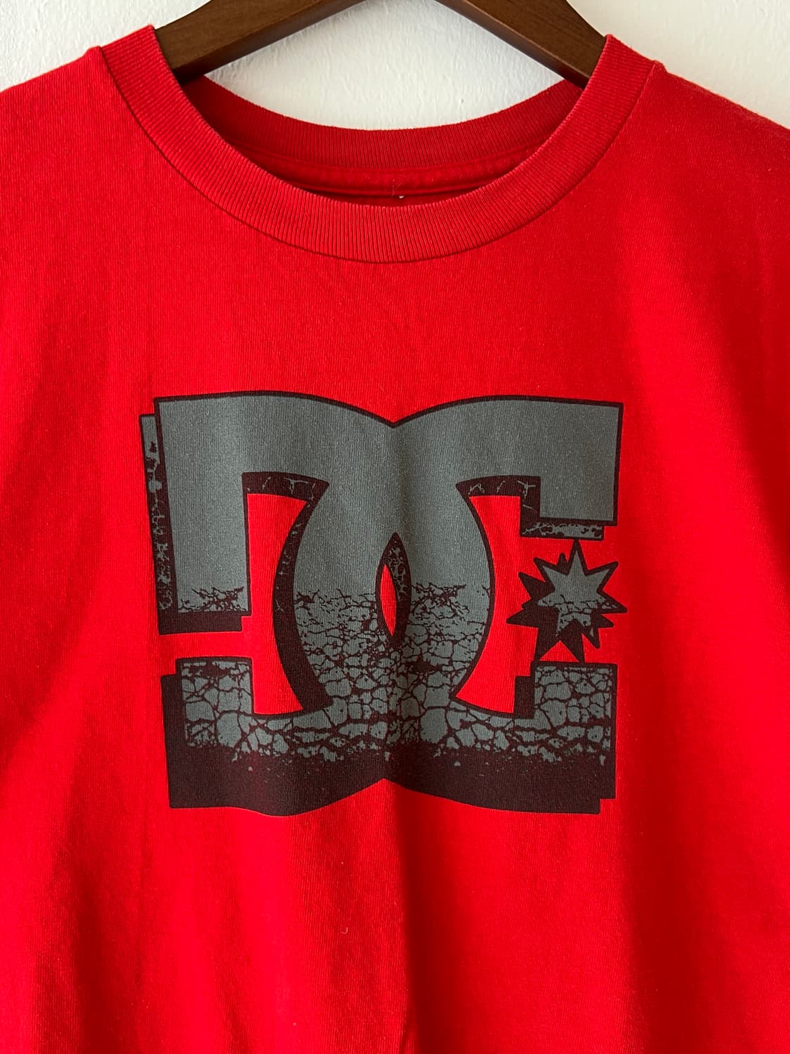DC SHOES vintage crop T-SHIRT red 상품이미지2