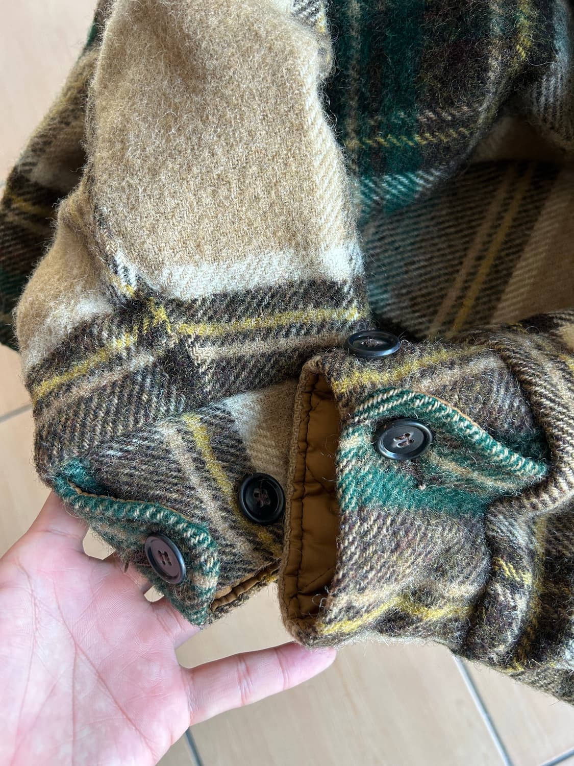 70‘s 울리치 체크 울파일자켓 상품이미지6