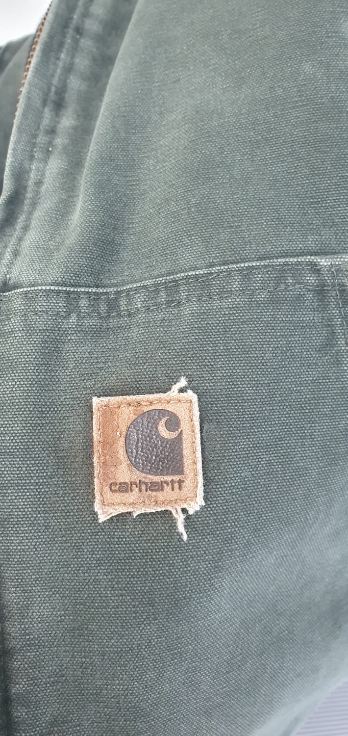 [XL]칼하트 j130 MOS 샌드스톤 덕 액티브 후디 자켓 상품이미지8