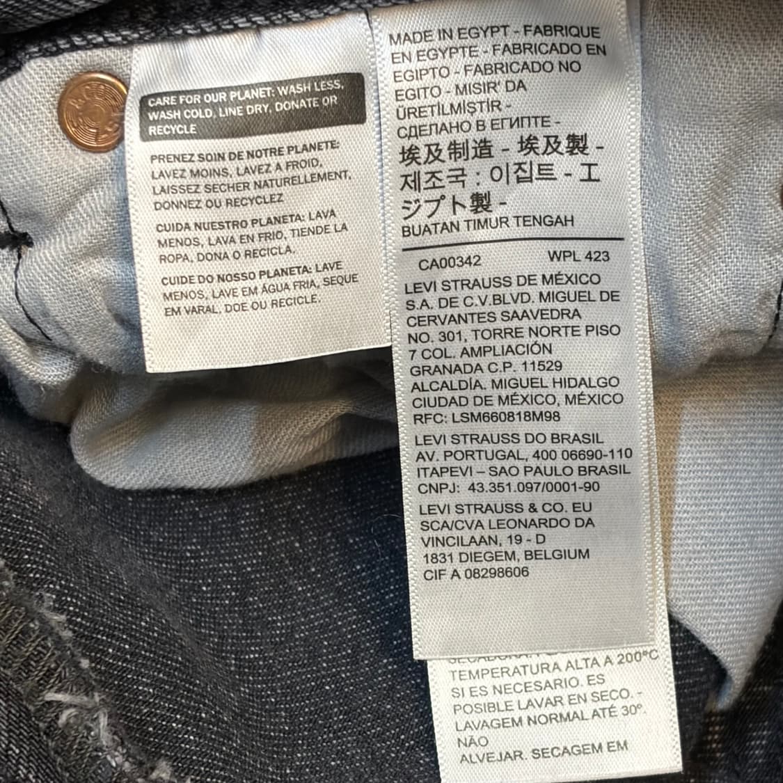 미국 빈티지 리바이스 501 블랙진 청바지 상품이미지4