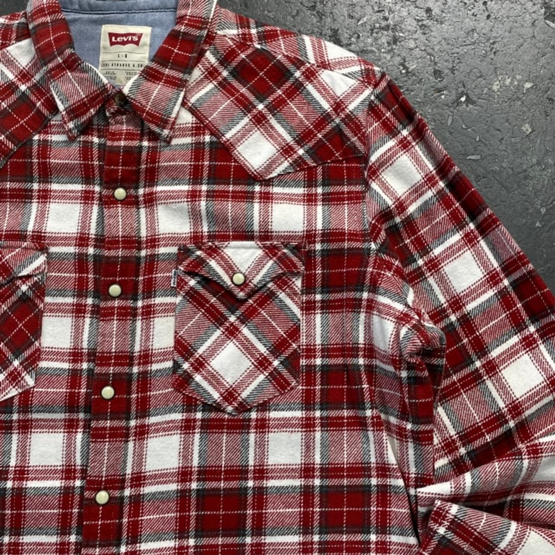 100 리바이스 웨스턴 폴란넬 셔츠 상품이미지2