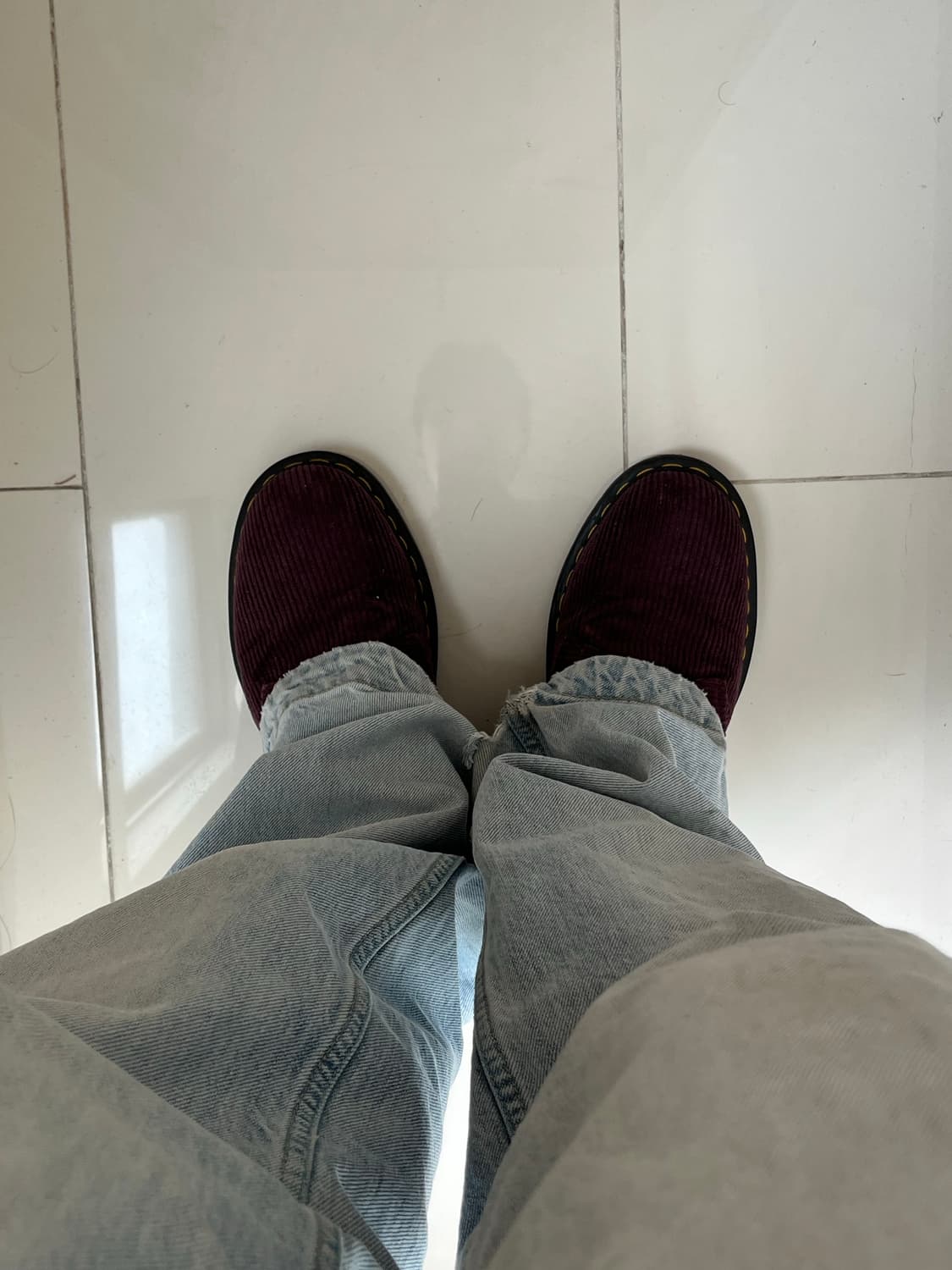 닥터마틴 1461 코듀로이 퍼플 상품이미지4