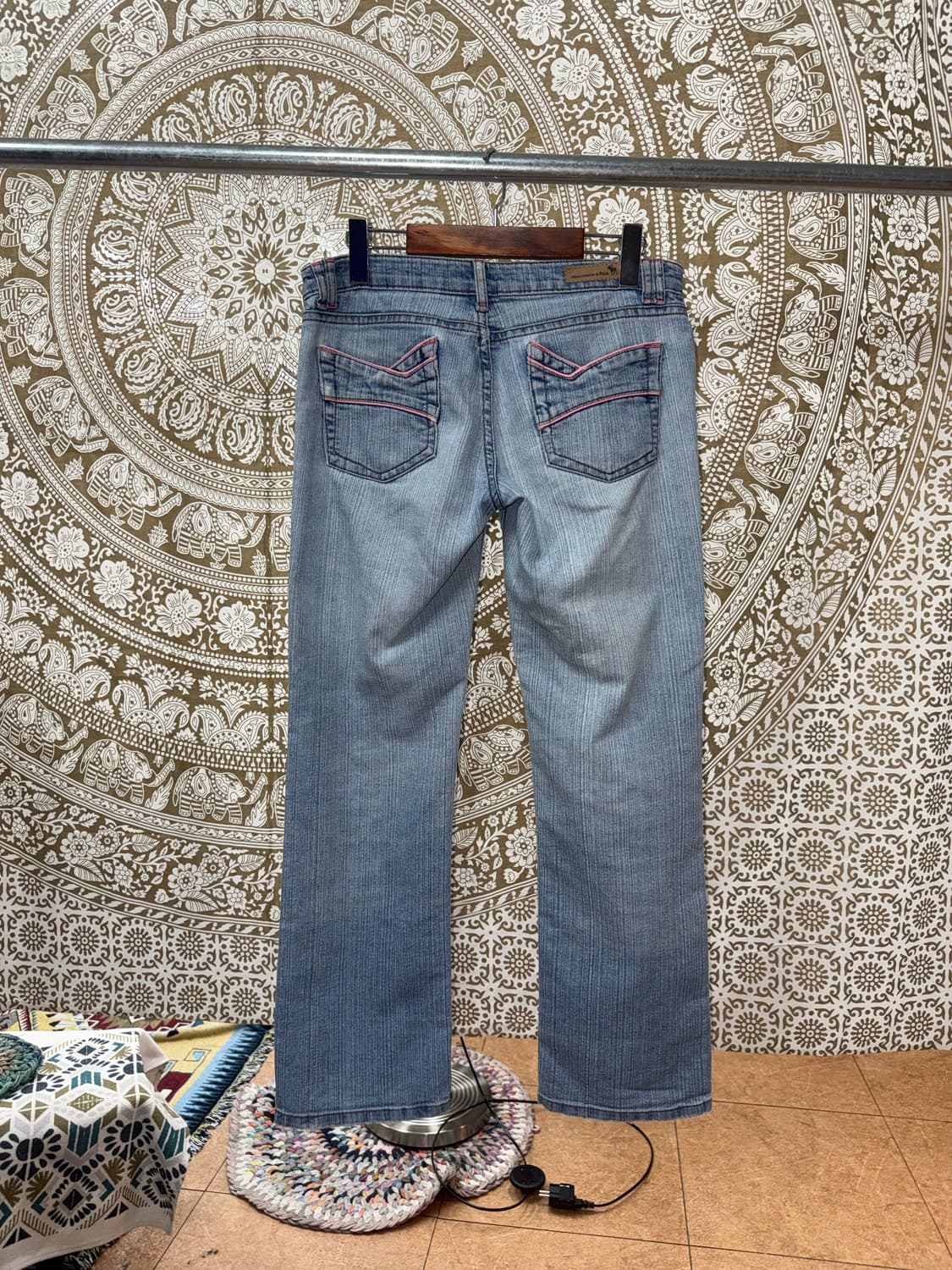 아베크롬비 여성 연청 데님팬츠  상품이미지5