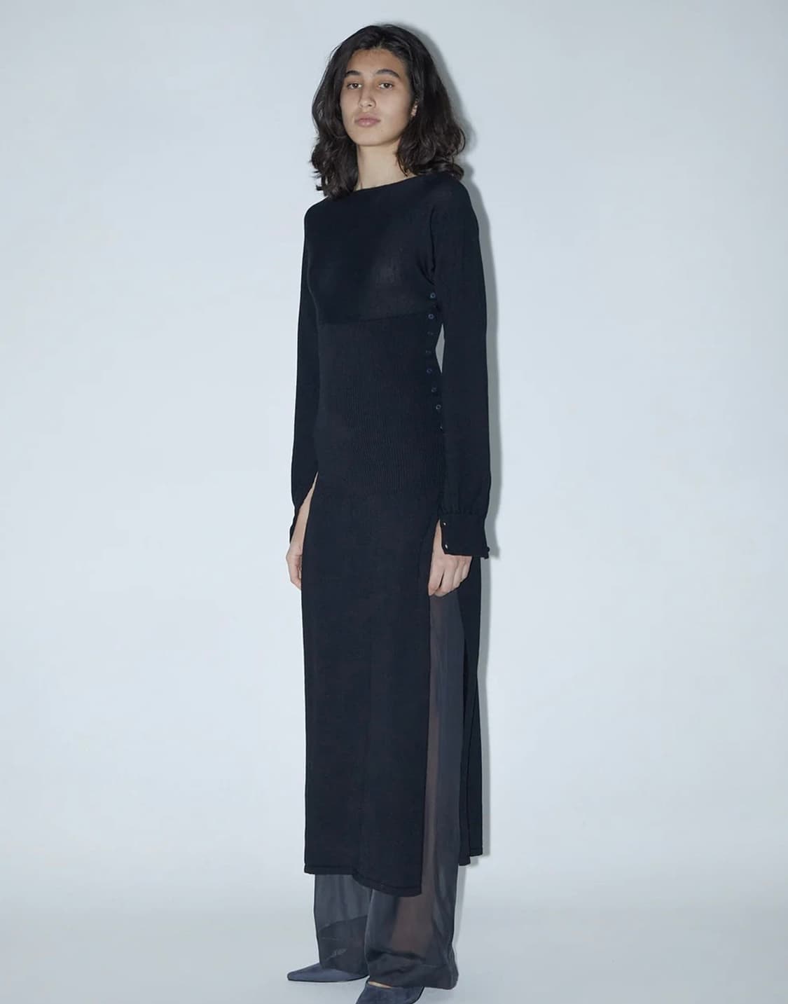 [S,M,L]팔로마울 Fa 버튼 원피스 상품이미지3