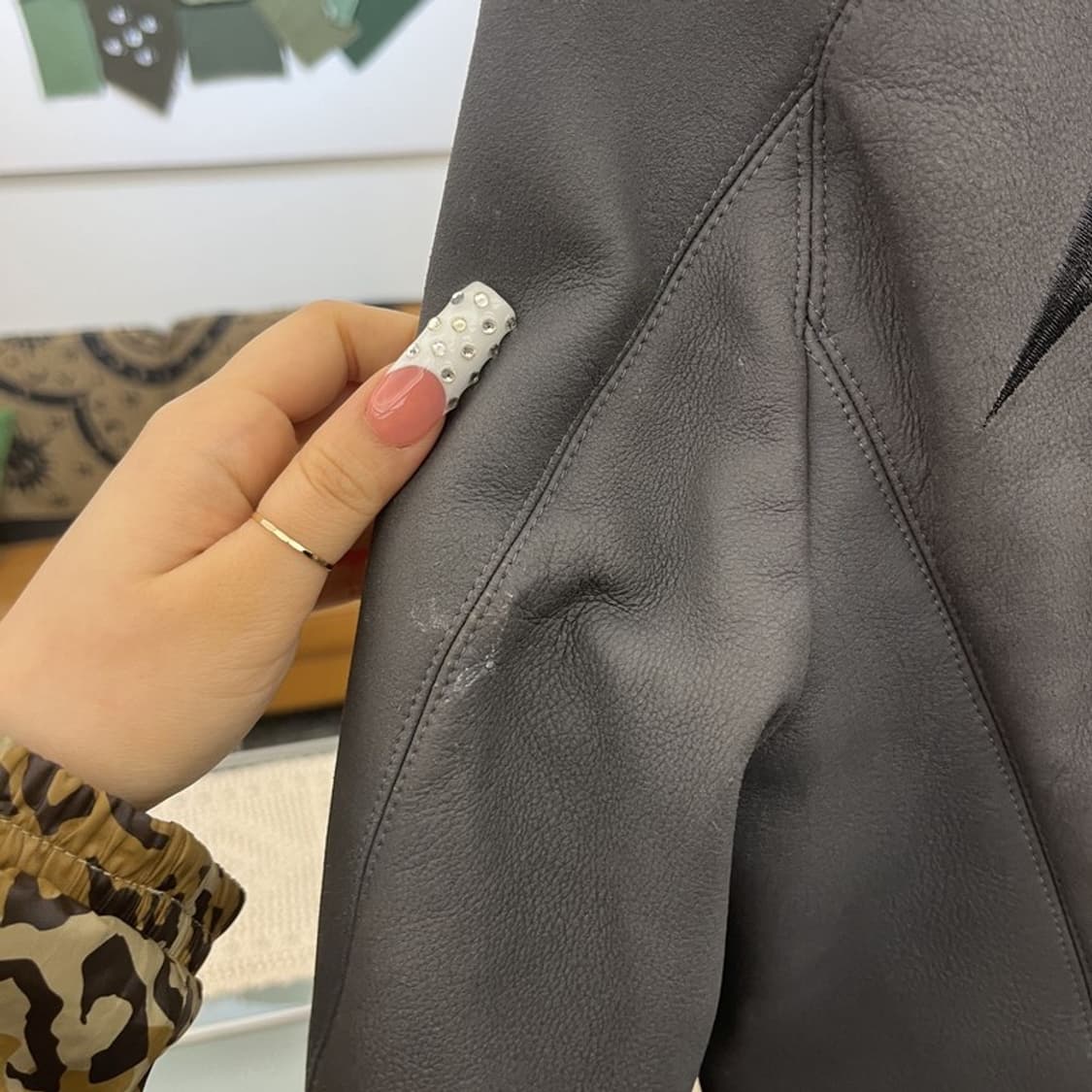 가레스퓨 올드스쿨 펑크 락시크 양가죽 자켓 90 C10343 상품이미지7