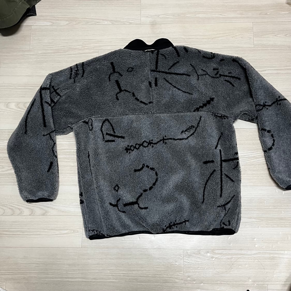 새상품) 앤드 원더 Daijiro OHARA 보아 후리스 자켓 L/XL 상품이미지4