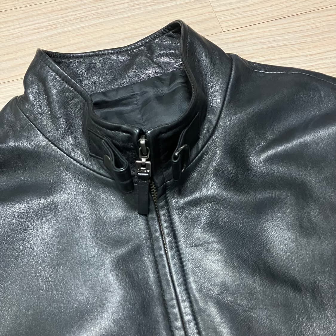 [솔리드옴므] 우영미 이태리 램스킨 양가죽 자켓 블랙 상품이미지4