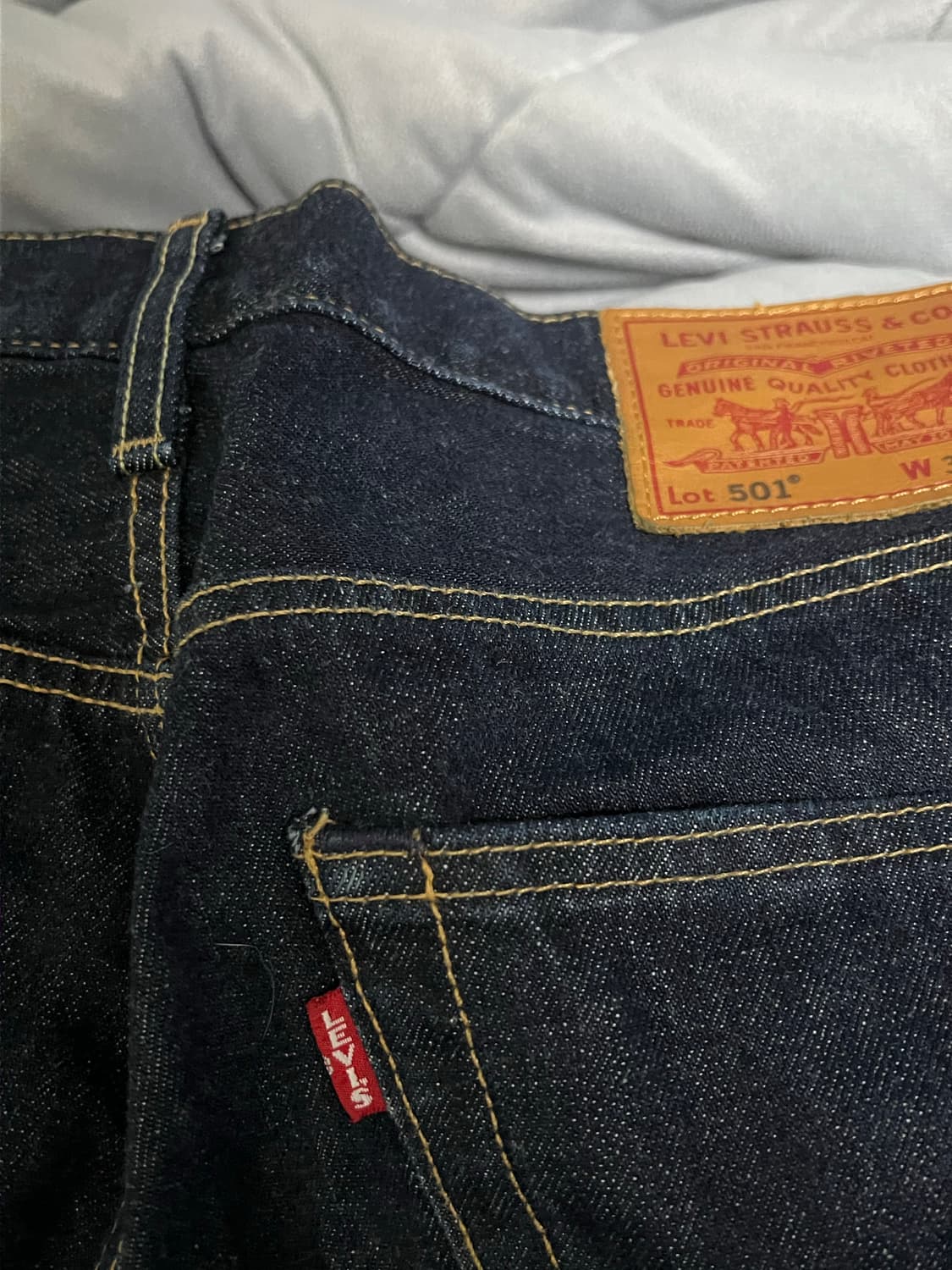 리바이스 생지 데님 501 상품이미지5