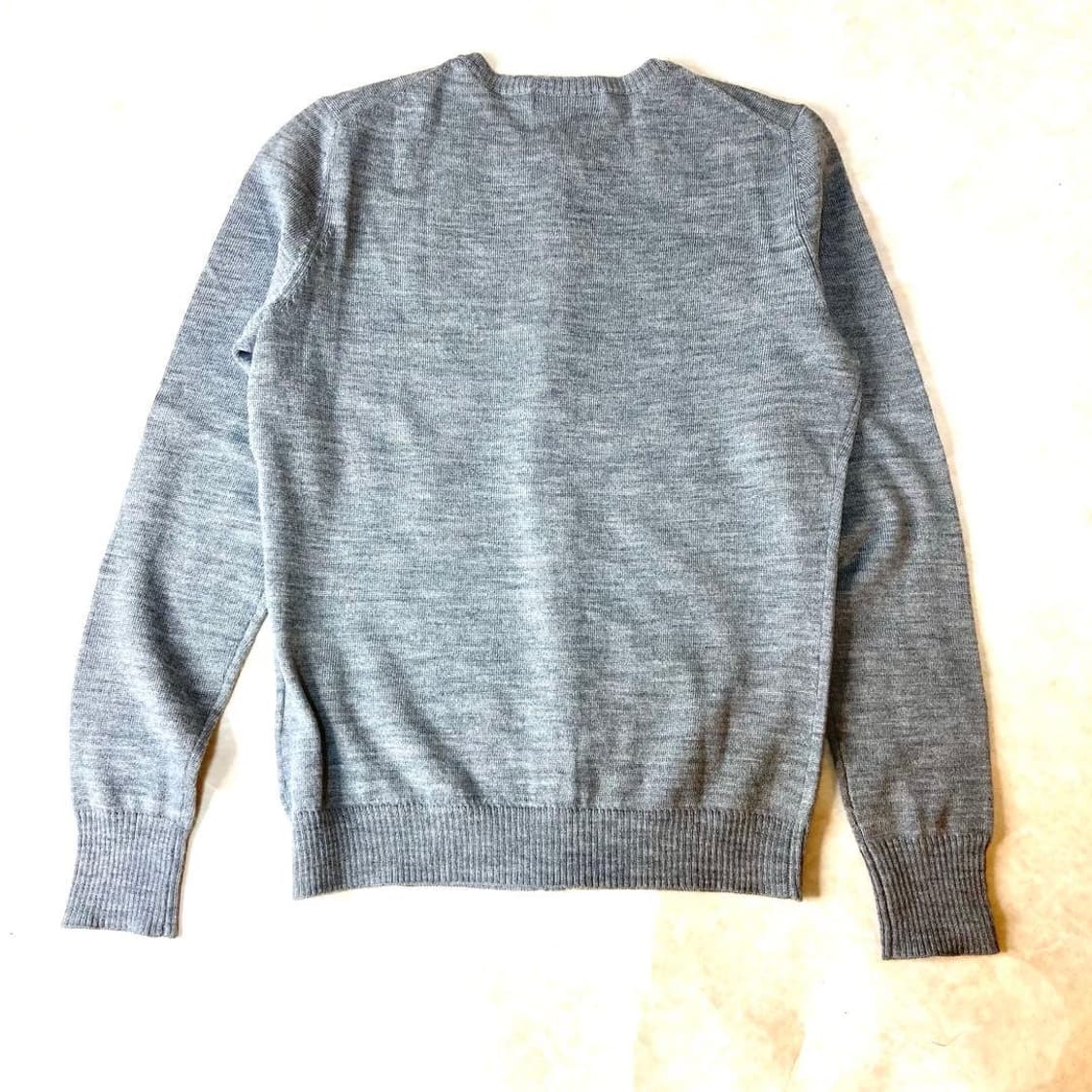 버버리 블루라벨 모100 그레이 가디건 니트 앙상블 세트 38사이즈 상품이미지3