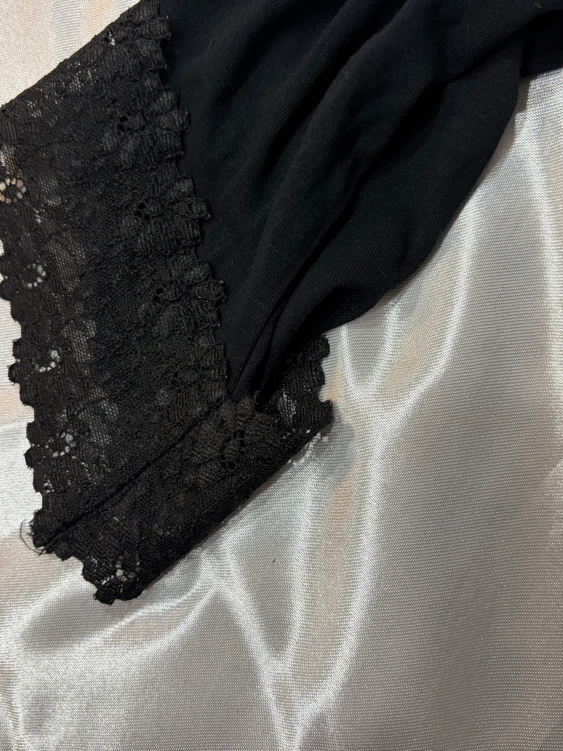 Y2K Punk lace off-shoulder blouse 상품이미지10