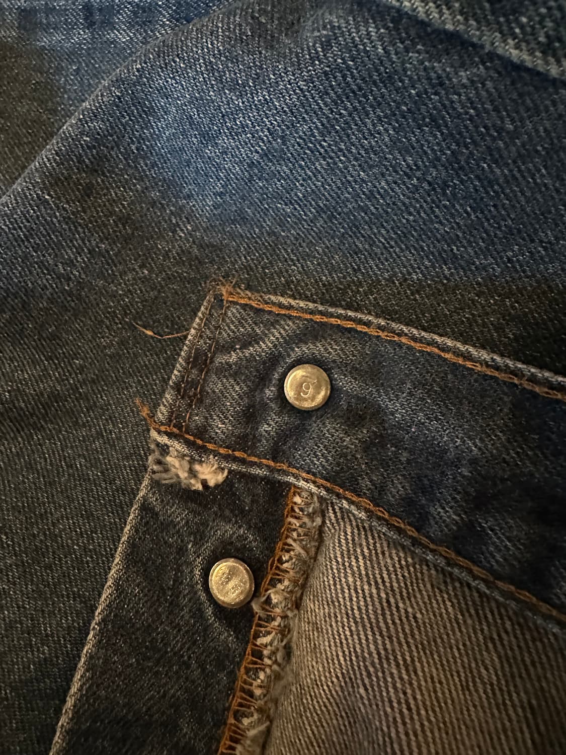 70s USA 빈티지 리바이스 501 66후기 셀비지 데님 팬츠 상품이미지9