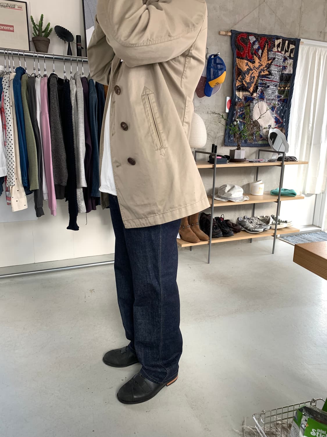 Comme des garcons homme 꼼데가르송 옴므 피코트 상품이미지2