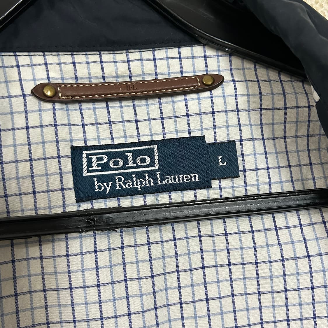 (L) 폴로 랄프로렌 네이비 폴리쉘 스윙톱 자켓 상품이미지6