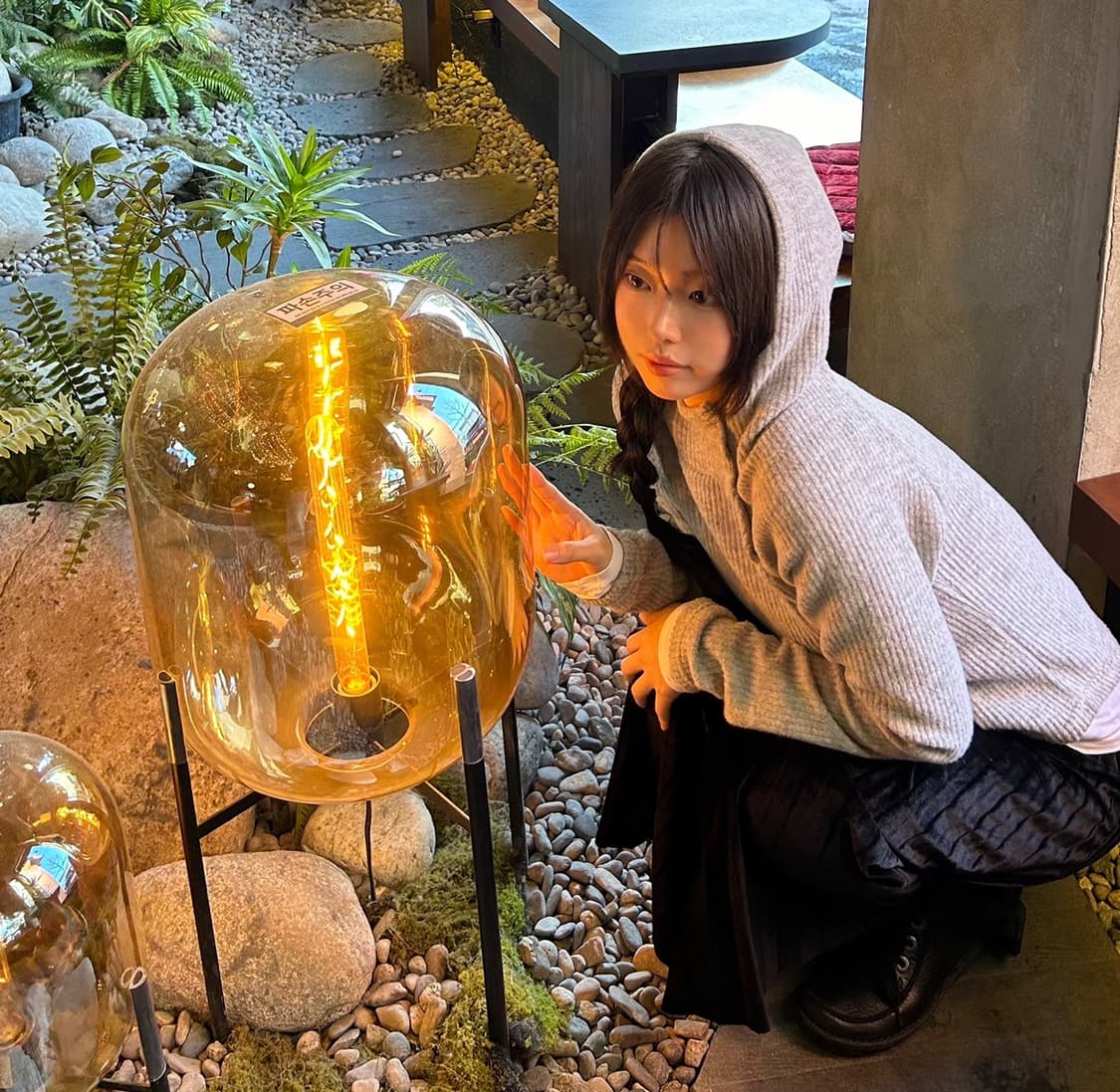 기모 포근 사선단추후드티 상품이미지6