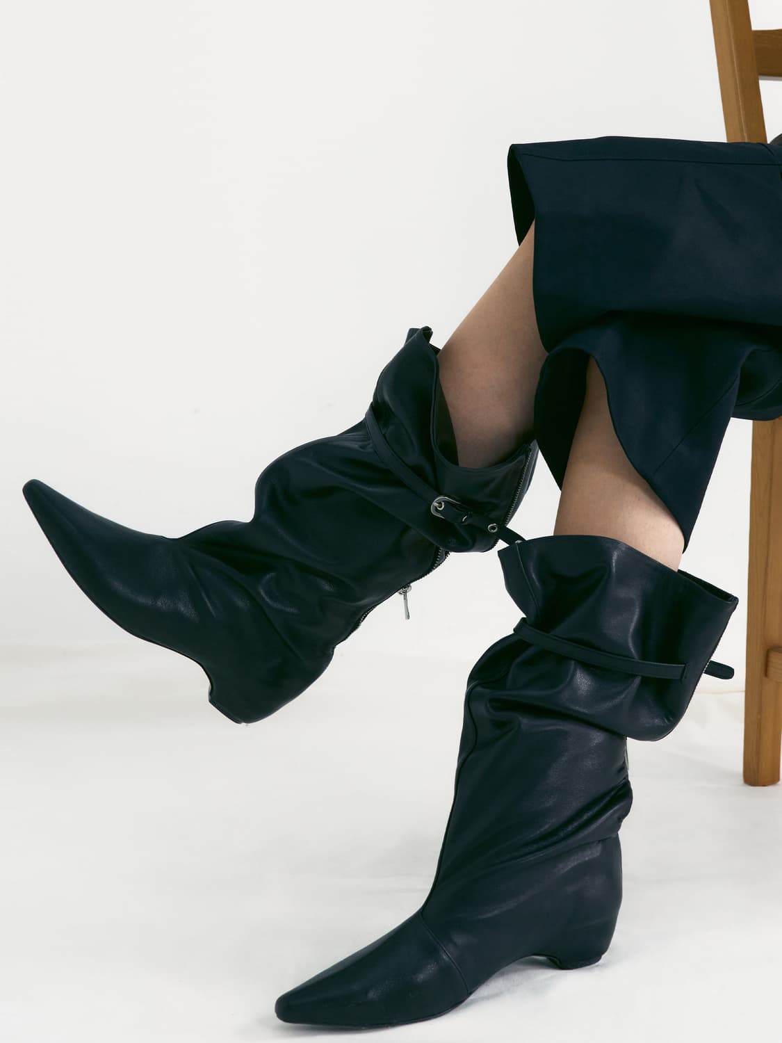 로우클래식 BACK-ZIPPED  부츠 상품이미지5