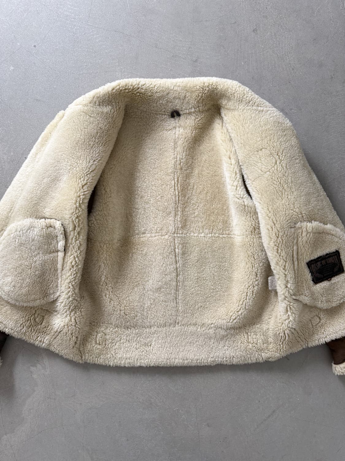 90s EDWIN Type B-3 Leather Bomber Jacket 상품이미지8