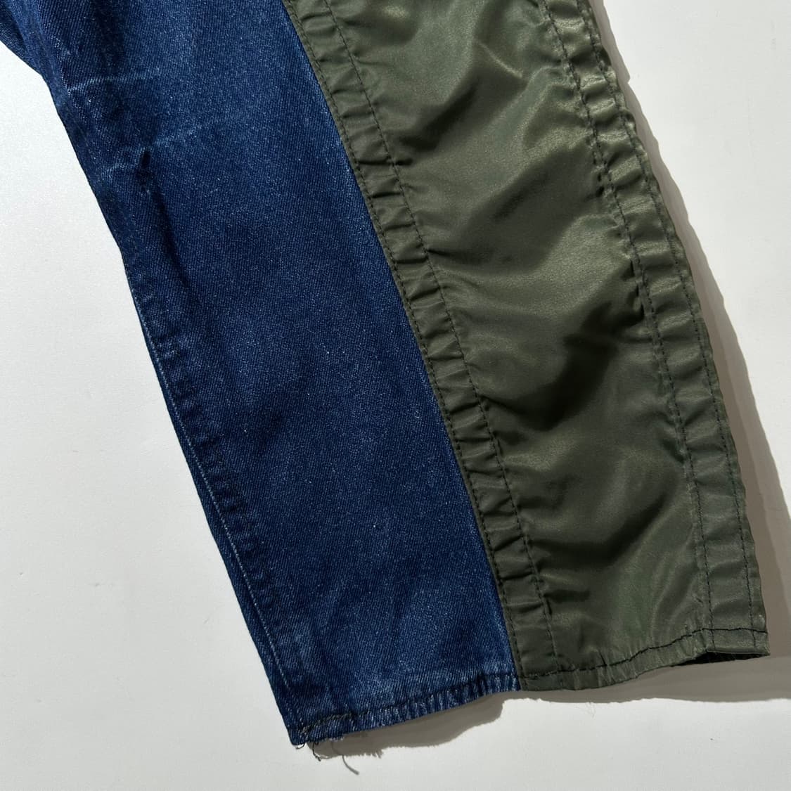 아비렉스 플라이트 데님 콘트라스트 카고 밴딩 팬츠 상품이미지5