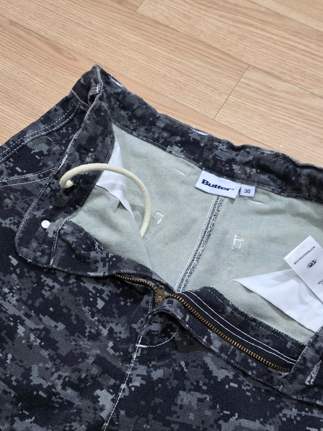 버터굿즈 워크 쇼츠 검정 WORK SHORTS 상품이미지4