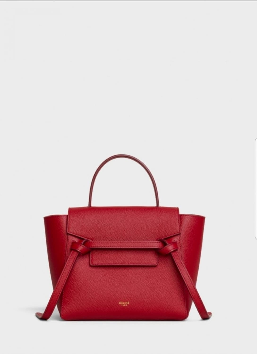 셀린느 벨트백 레드 버건디 루비 상품이미지1