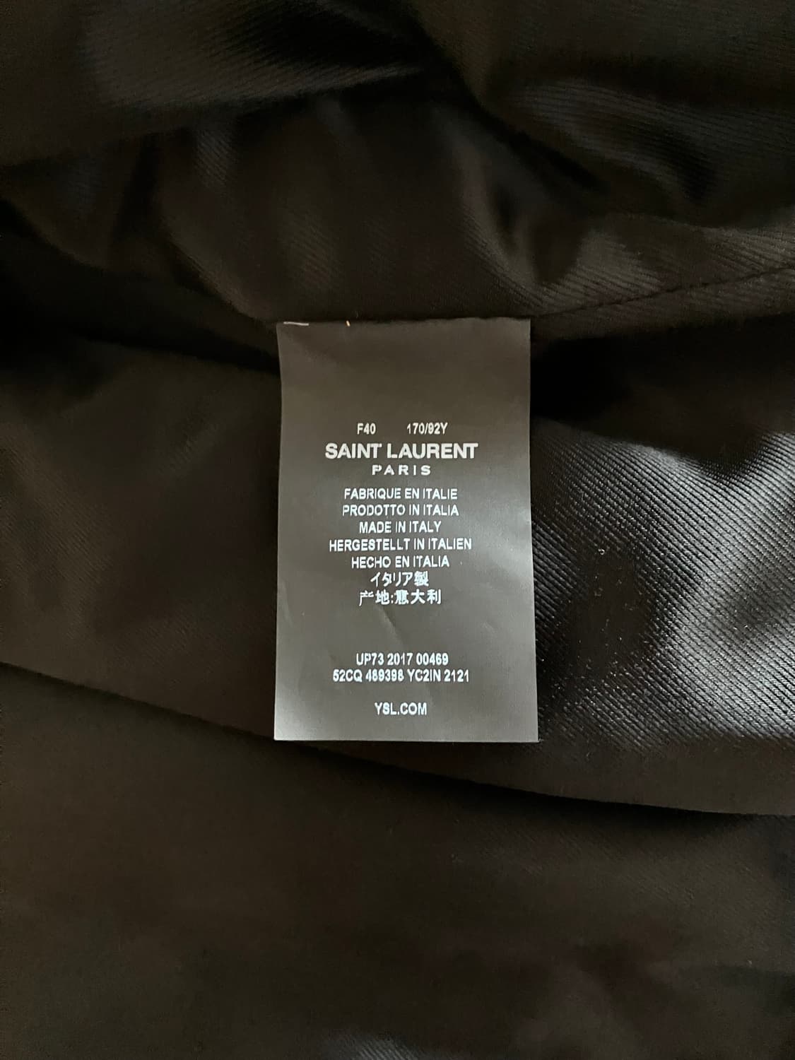 생로랑 가죽자켓 상품이미지7