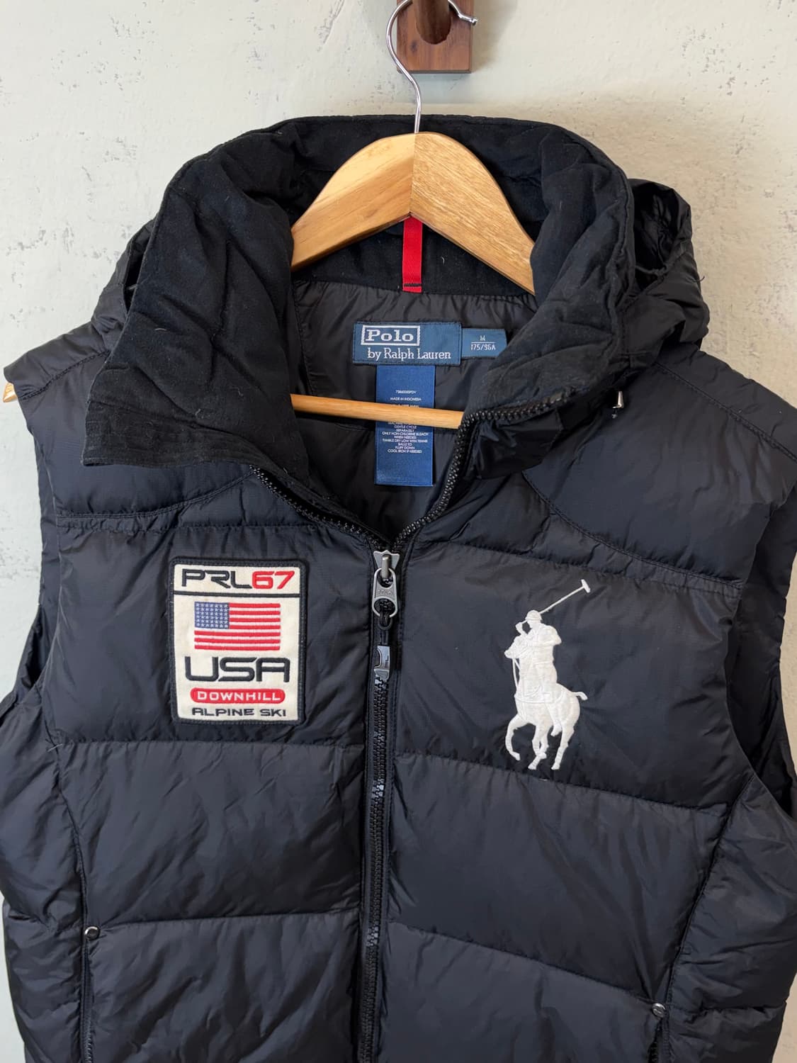 폴로랄프로렌 빅포니 알파인 USA 스키 다운 패딩조끼 상품이미지6