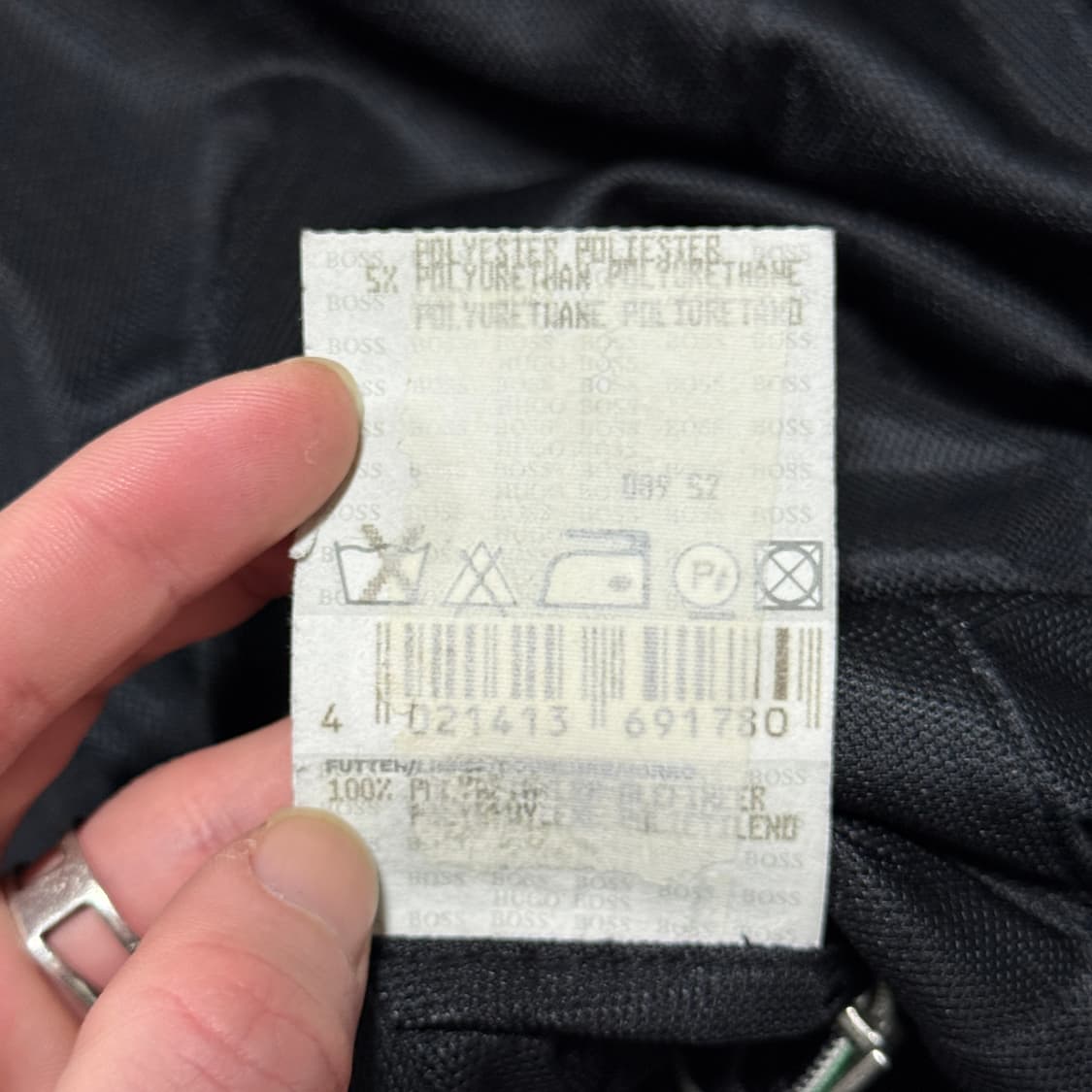 국내 매장판 휴고 보스 면 혼방 윈드브레이커 쉘 자켓 상품이미지9