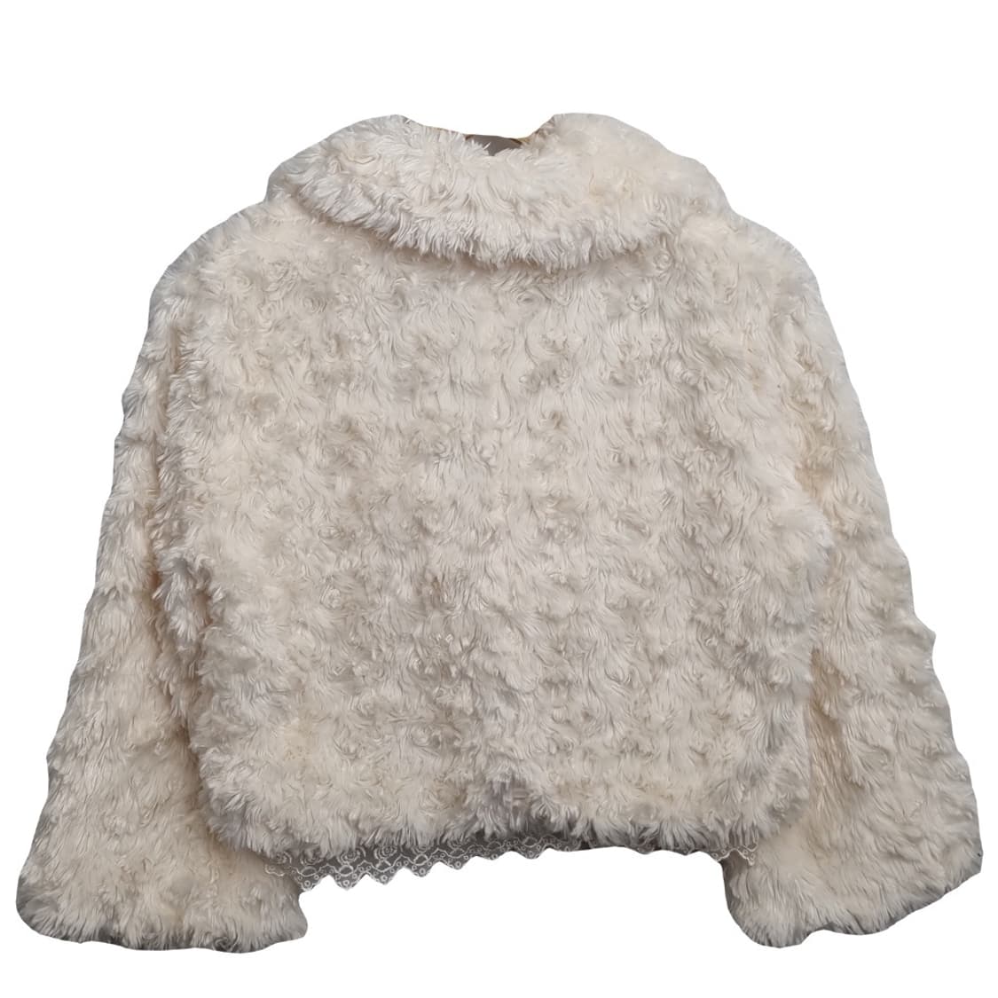 JPN 크림 페이크퍼 볼레로 자켓  상품이미지2