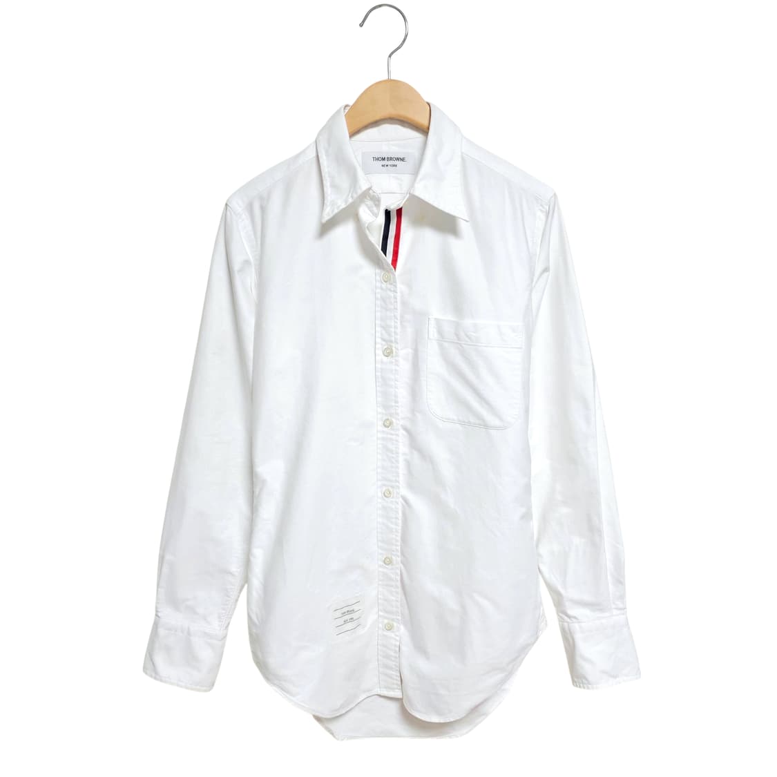 톰브라운 여성 히든삼선 옥스포드 셔츠 상품이미지1